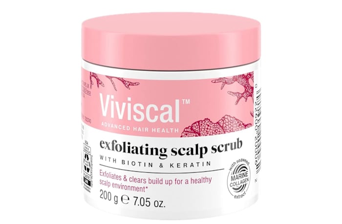 The Viviscal Exfoliating Scalp Scrub against a white background.